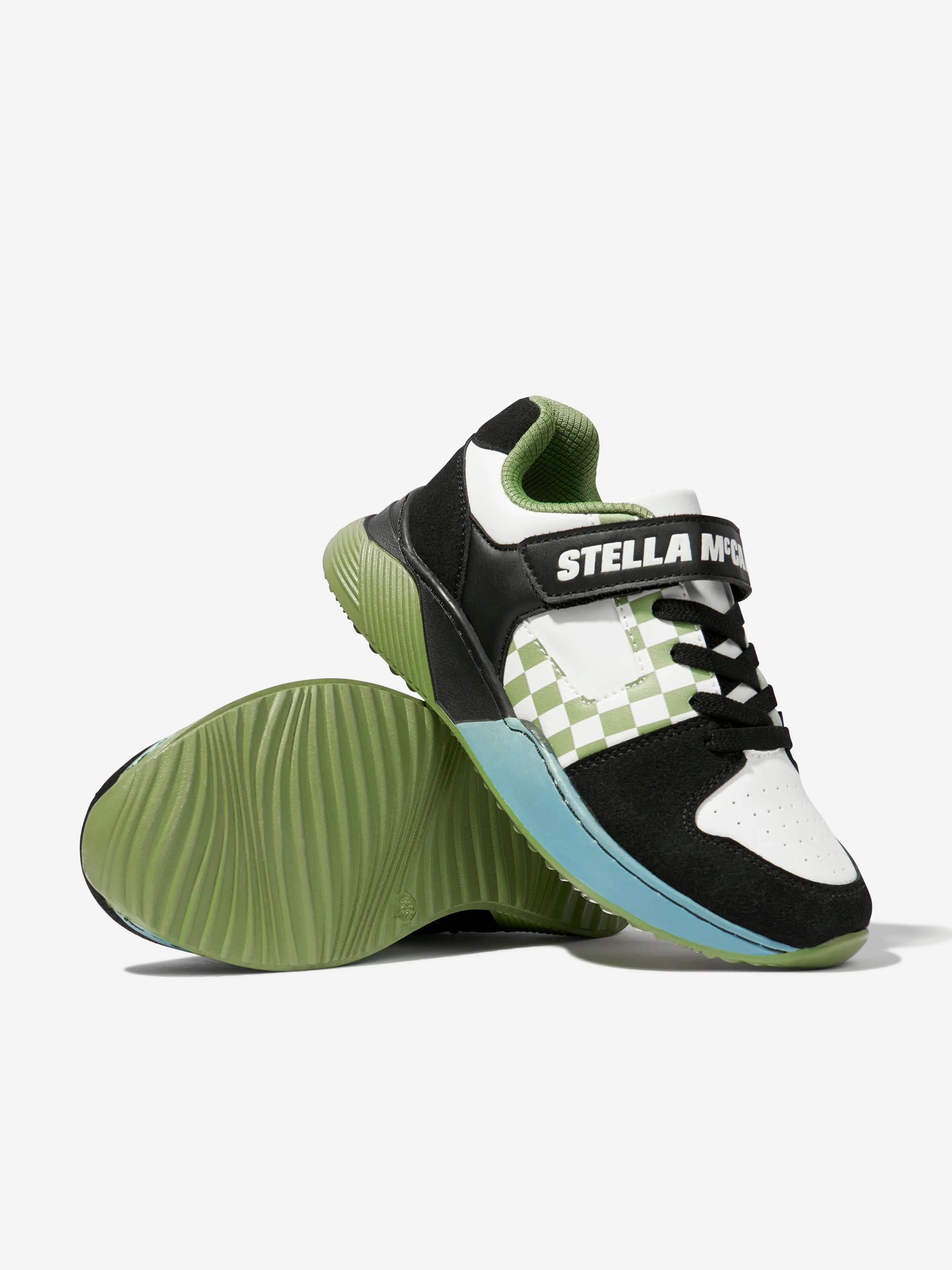 Stella McCartney Boys Logo Trainers in Multicolour Air Force Basic Training Shoes