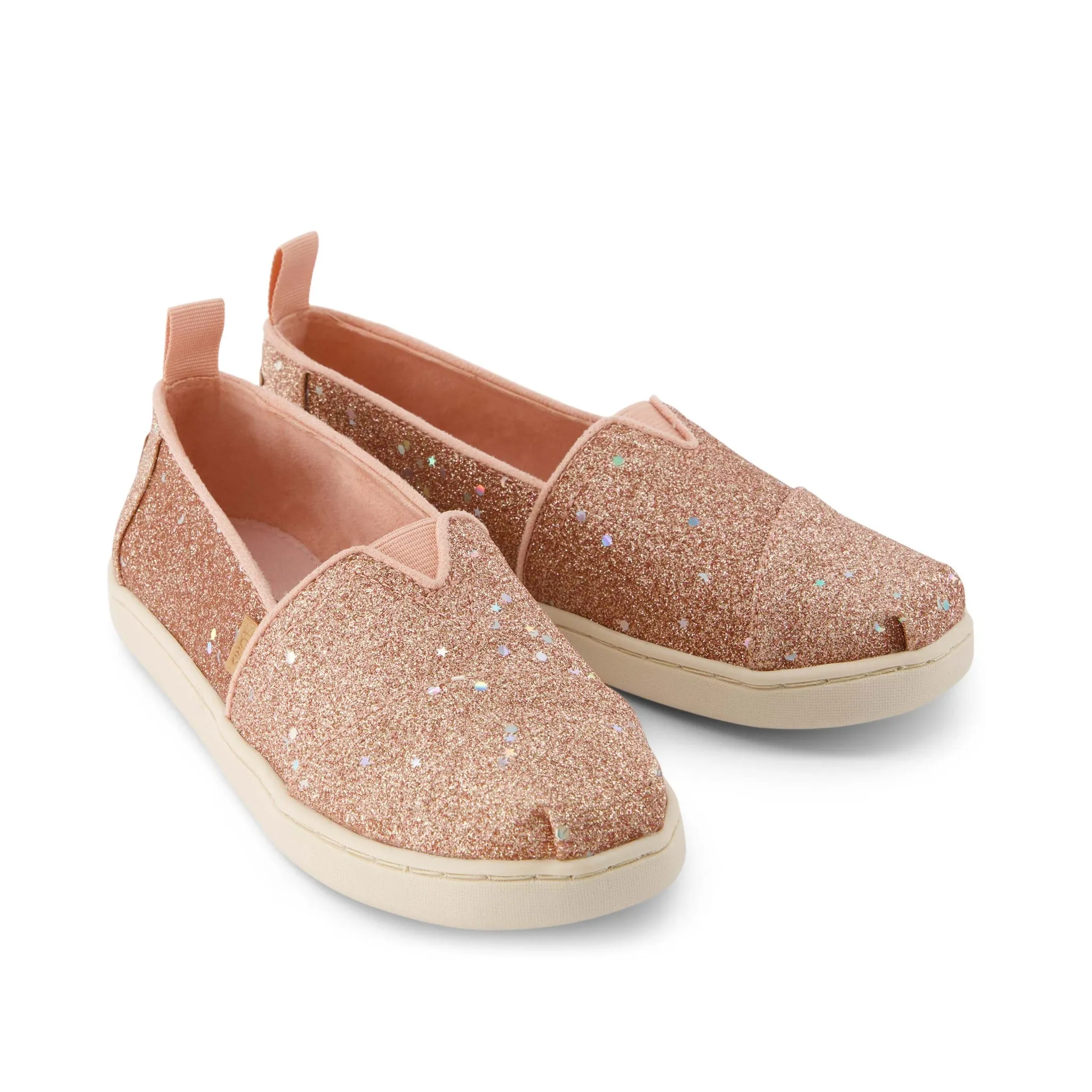 Sears Casual Shoes Youth Alpargata Rose Gold Cosmic Glitter Kids Shoe