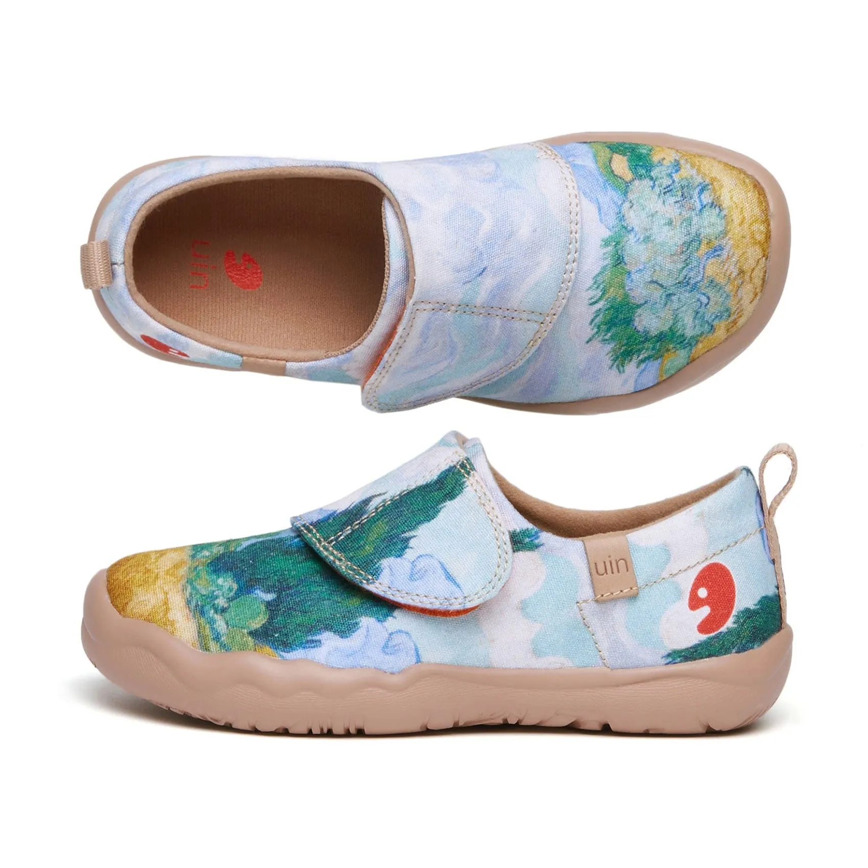 Casual Dsw Shoes Van Gogh Wheatfield with Cypresses Kid