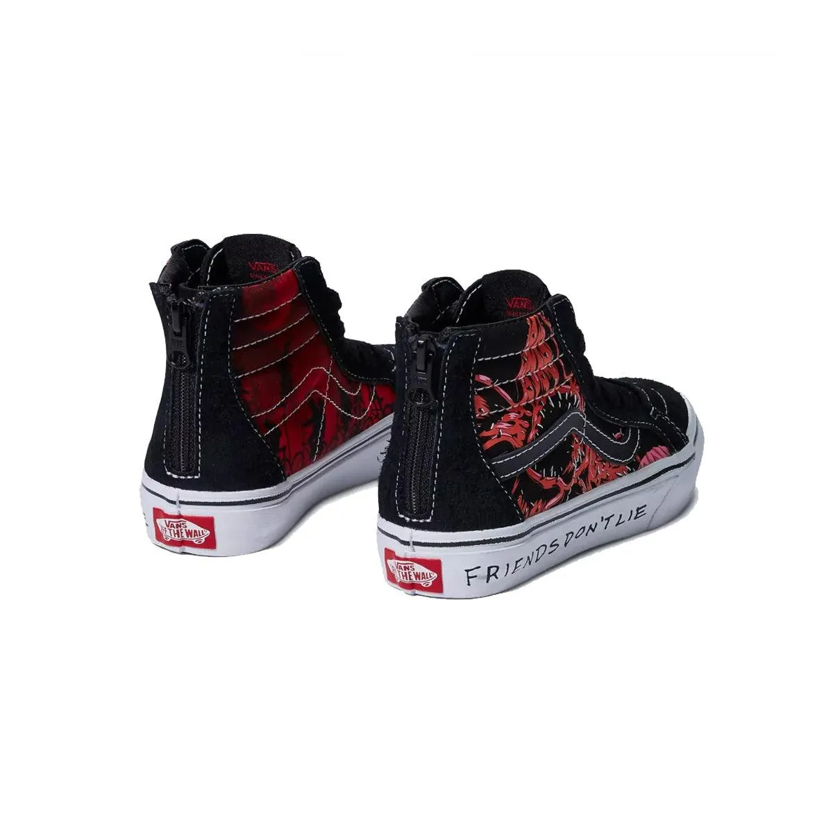 Women's Casual Shoes On Sale   Stranger Things Kid's SK8-Hi Zip 'Friends Don't Lie'