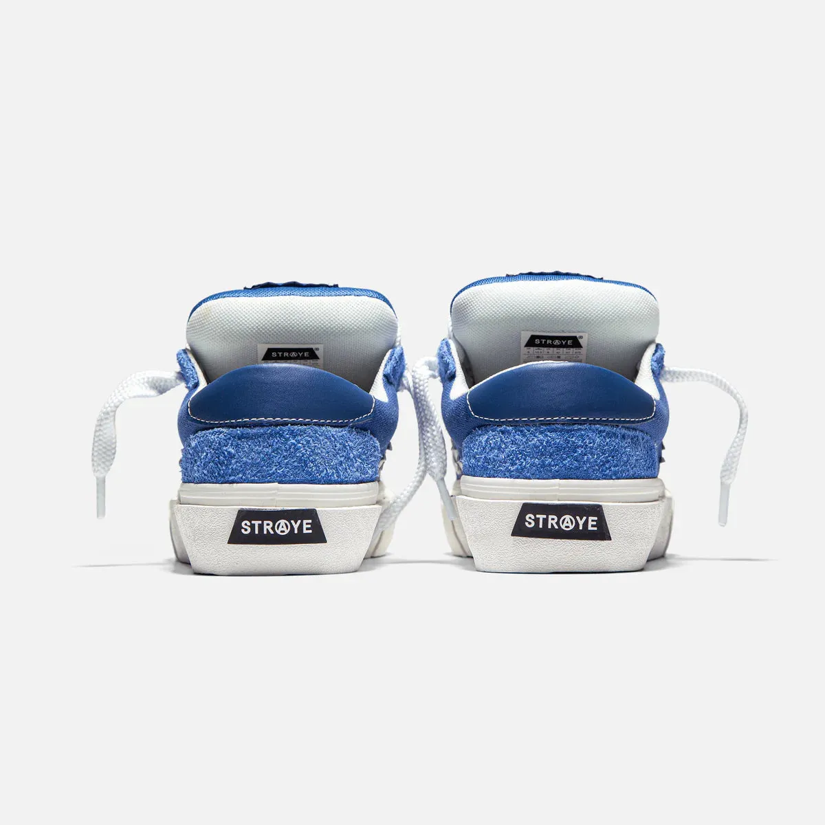 STRAYE LOGAN PUFF BLUE 'LA FLAME' Skate Board Shoes
