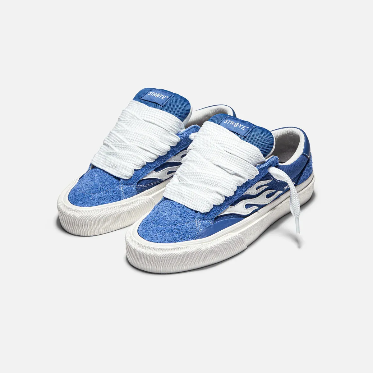 STRAYE LOGAN PUFF BLUE 'LA FLAME' One Wheel Roller Skate