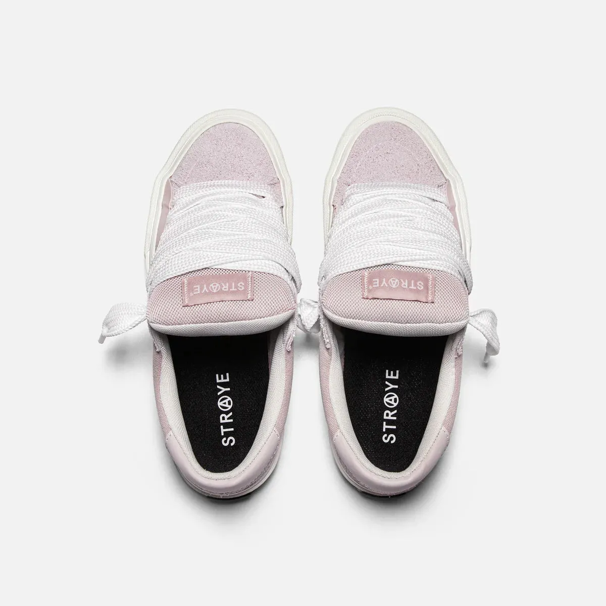 STRAYE LOGAN PUFF DUSTY PINK 'LA FLAME' Best Surf Skate Shoes