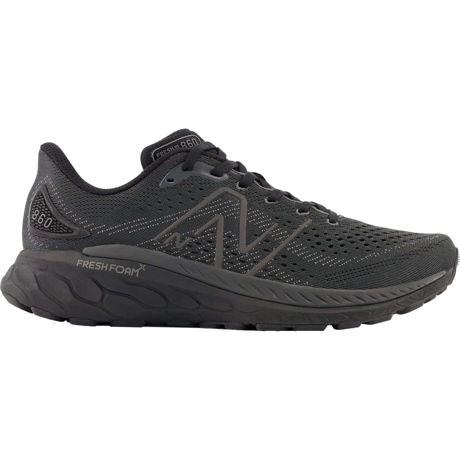 Men's New Balance Fresh Foam X 860v13, Black/Phantom, 15 2E Wide New Balance Tempo