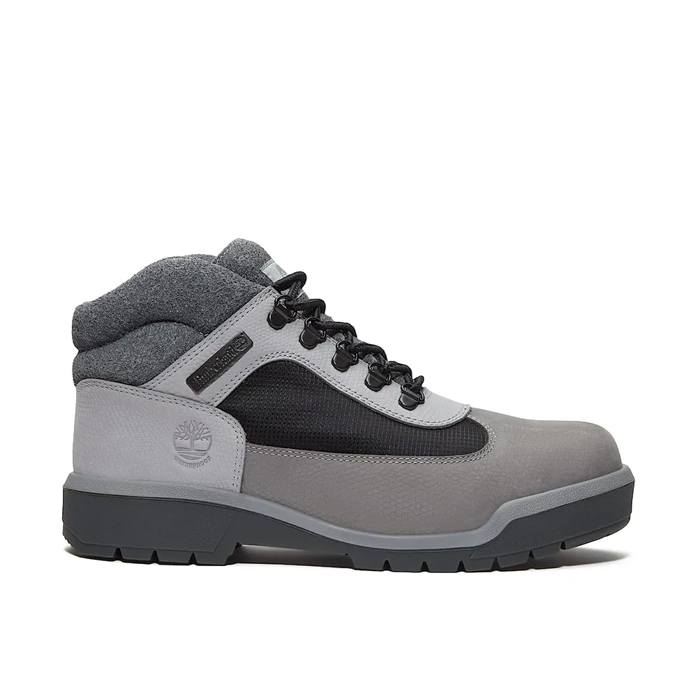 Steel Toe Dress Boots Field Boot Mid Waterproof 'Medium Grey Nubuck'