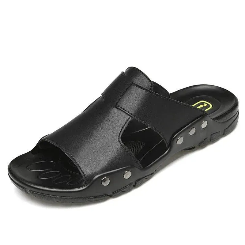 Cheeks Sandals Summer Slip On Leather Sandals