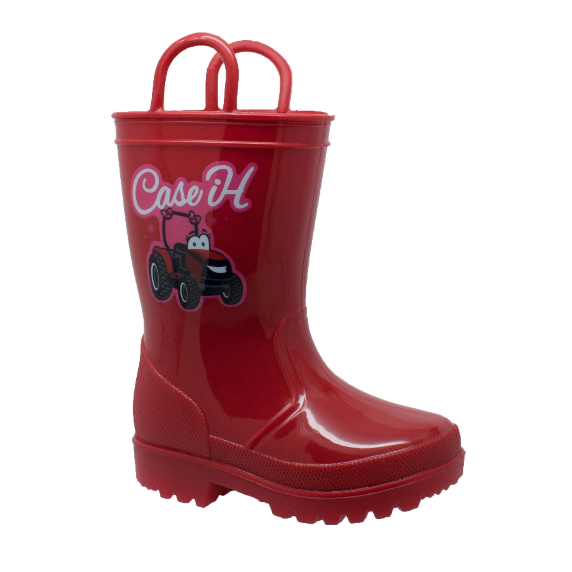 Case IH Kids Girls Red PVC Work Boots Gringo Boots