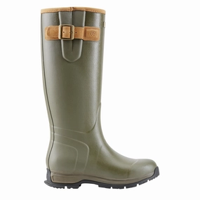 Danish Rain Boots Ariat Womens Burford Insulated Wellington Olive Green