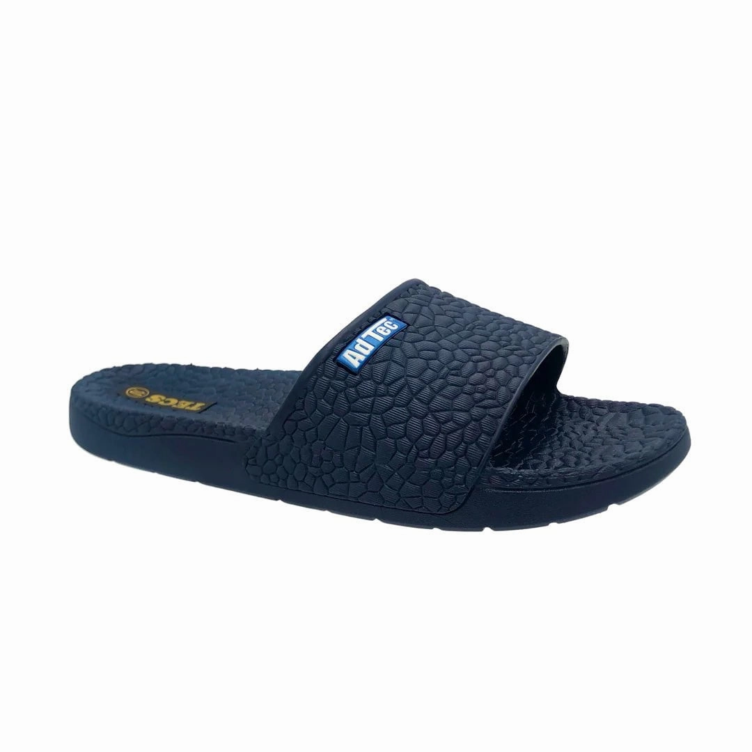 Draftsmen Sandals AdTec Womens Pebble Navy Pvc Sandals Shoes