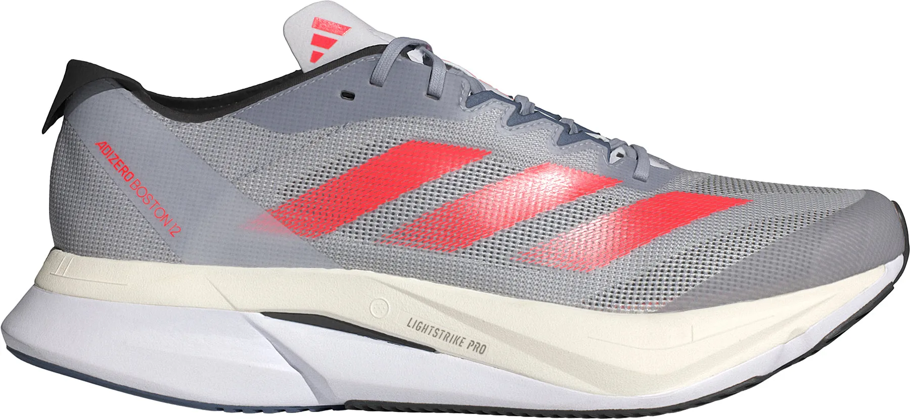 adidas Adizero Boston 12 Mens Running Shoes - Grey Asics Shoes For Weight Training