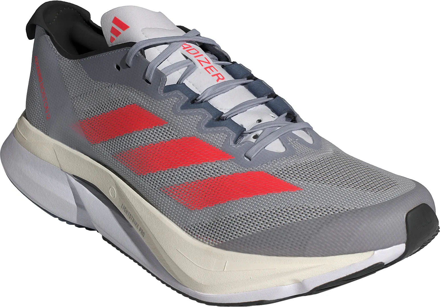 Clarks Trainer Shoes adidas Adizero Boston 12 Mens Running Shoes - Grey