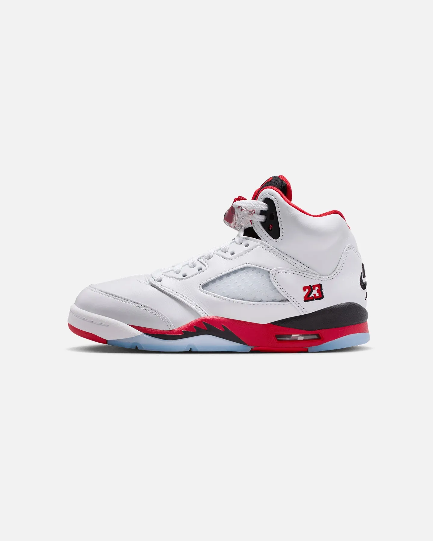 Nike Kids' Air Jordan 5 Retro OG "Fire Red" (GS) White/Fire Red New Fashion Casual Shoes