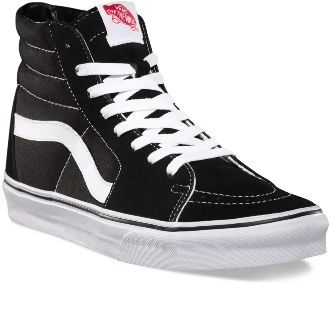 New Spring Casual Shoes Vans Unisex Sk8-Hi Shoes - Black / White