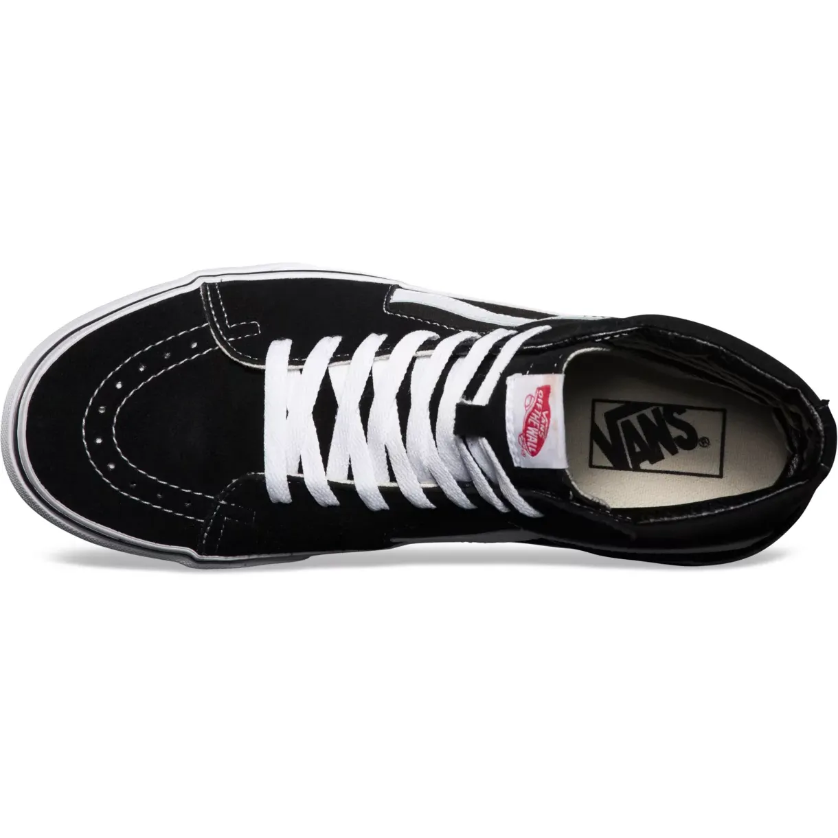 Vans Unisex Sk8-Hi Shoes - Black / White Air Force 1 Low Jewel Casual Shoes