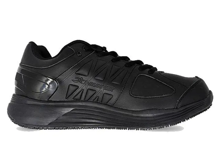 Training Shoes Sale Mens Wide Fit I-Runner Pro Leather Sneakers