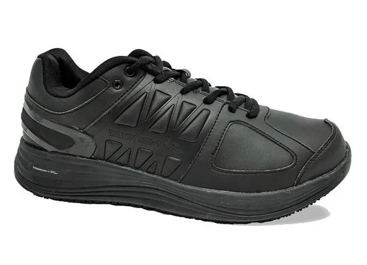 Never Quit Training Shoe Mens Wide Fit I-Runner Pro Leather Sneakers