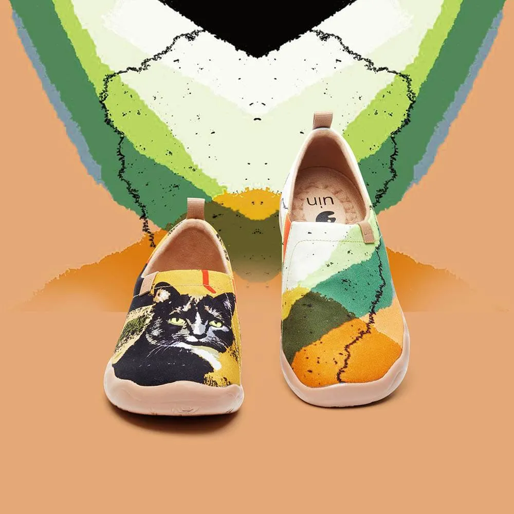 Black Cat Casual Summer Canvas Shoes