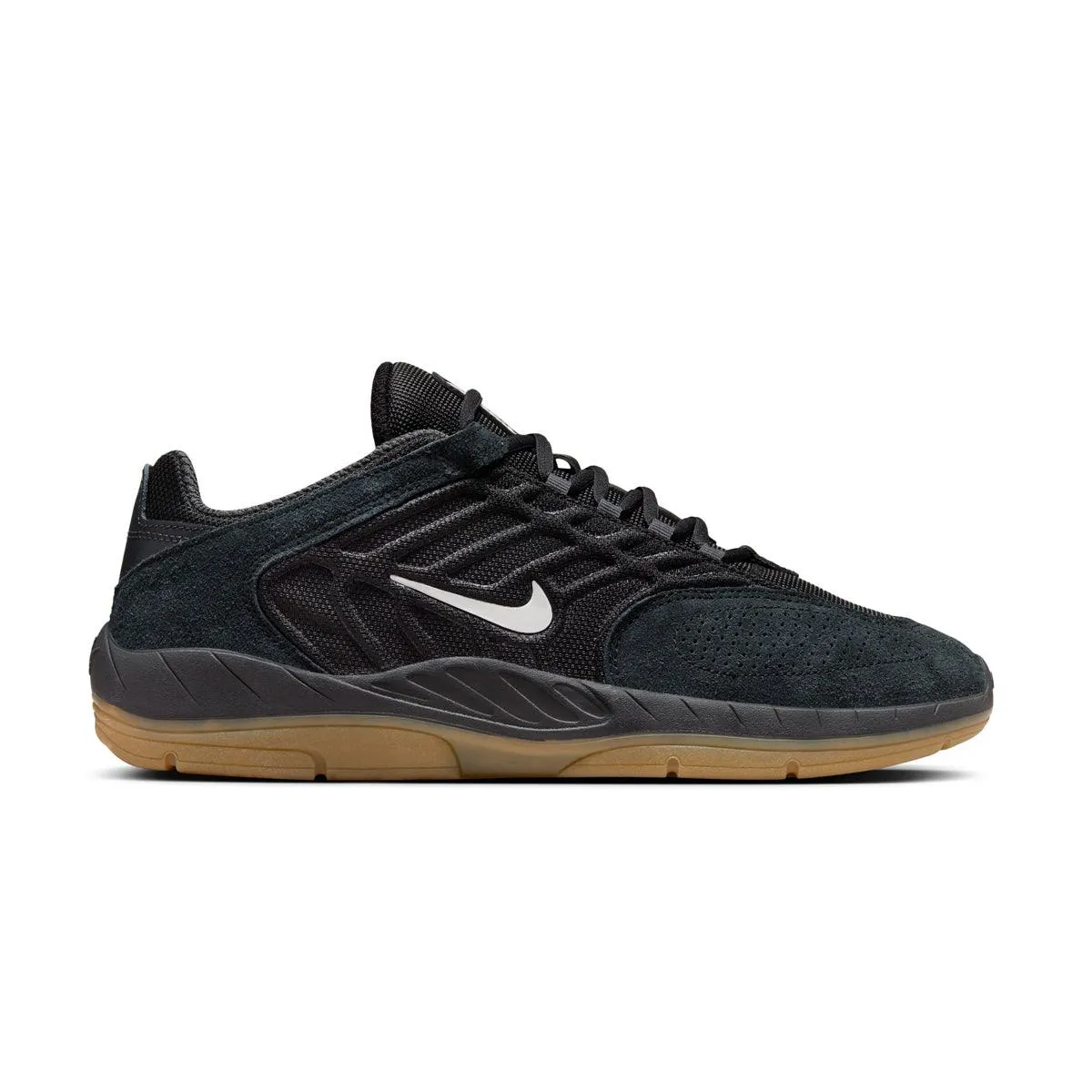 Skate Suede Shoes SB Vertebrae Black Gum