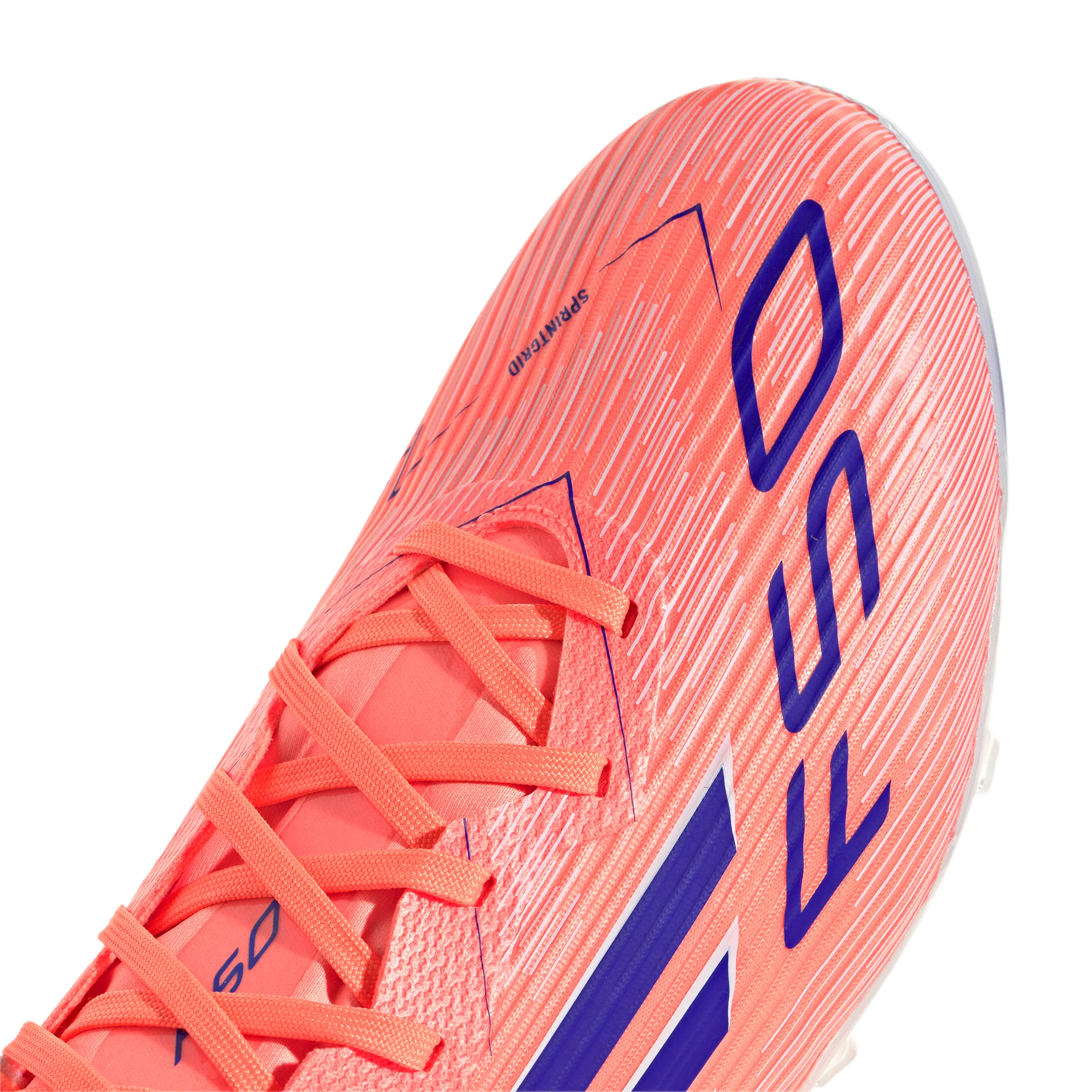 adidas F50 League FG Firm Ground Shoes - Beam Orange / Lucid Blue/ Ftwr White Rodrygo Soccer Cleats