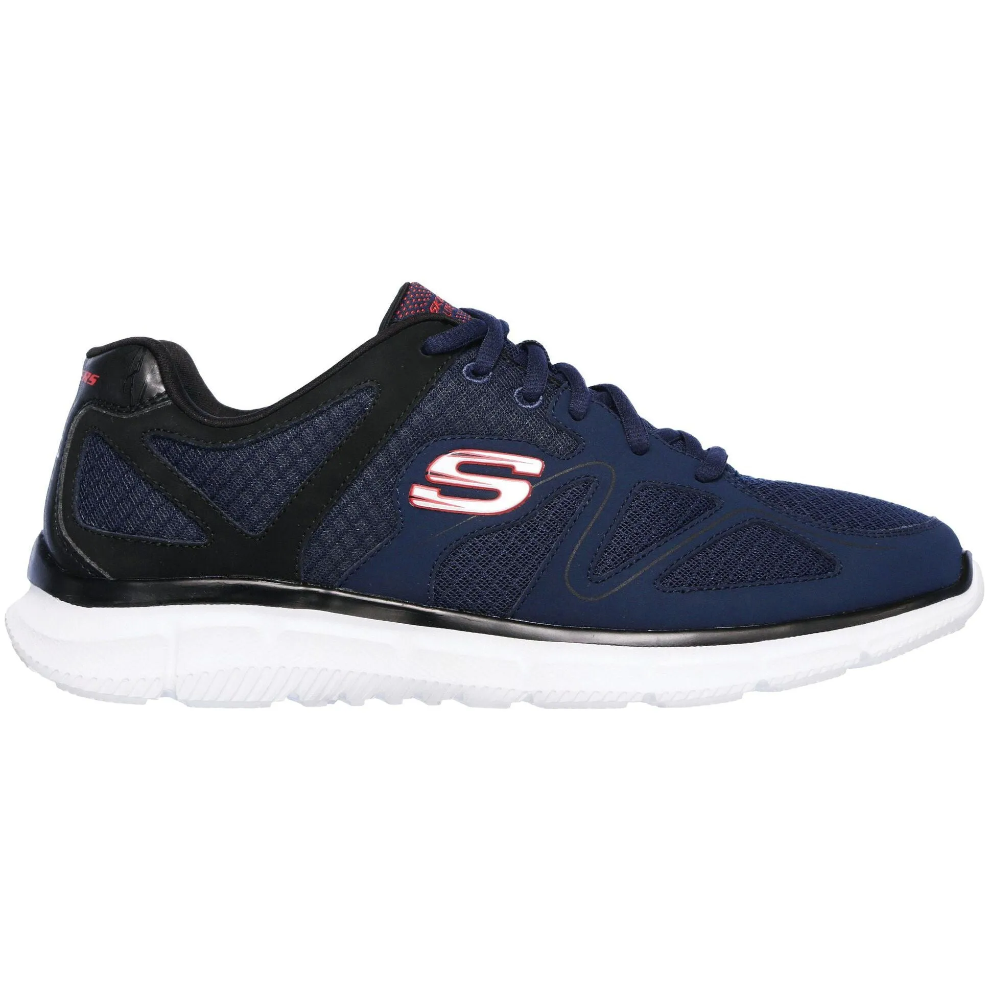Skechers Satisfaction Flash Point Mens Training Shoes - Navy Cross Training Lifting Shoes