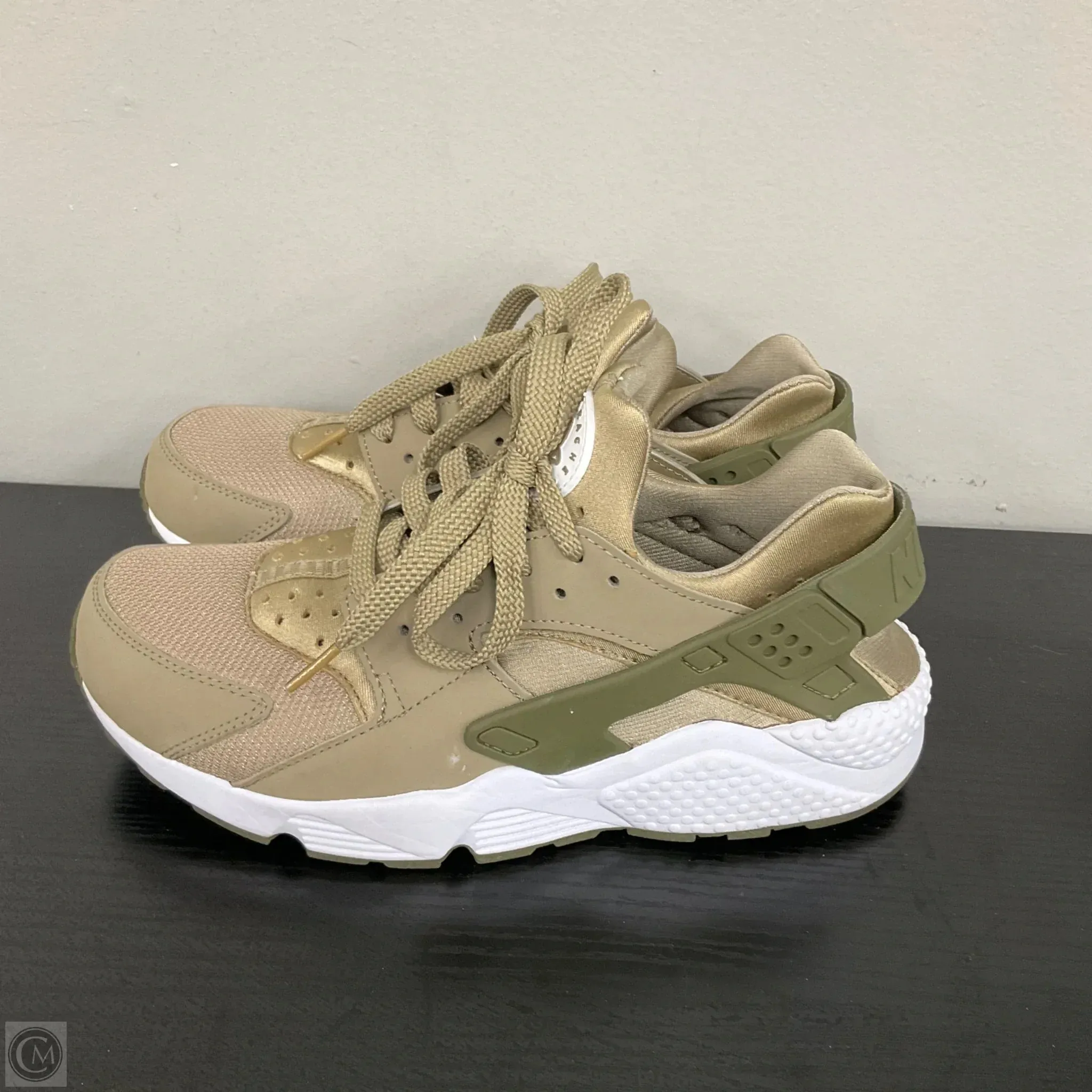 Nike Air Huarache By Nike In Khaki & Medium Olive, Size: 10 Nike Fluorescent Shoes