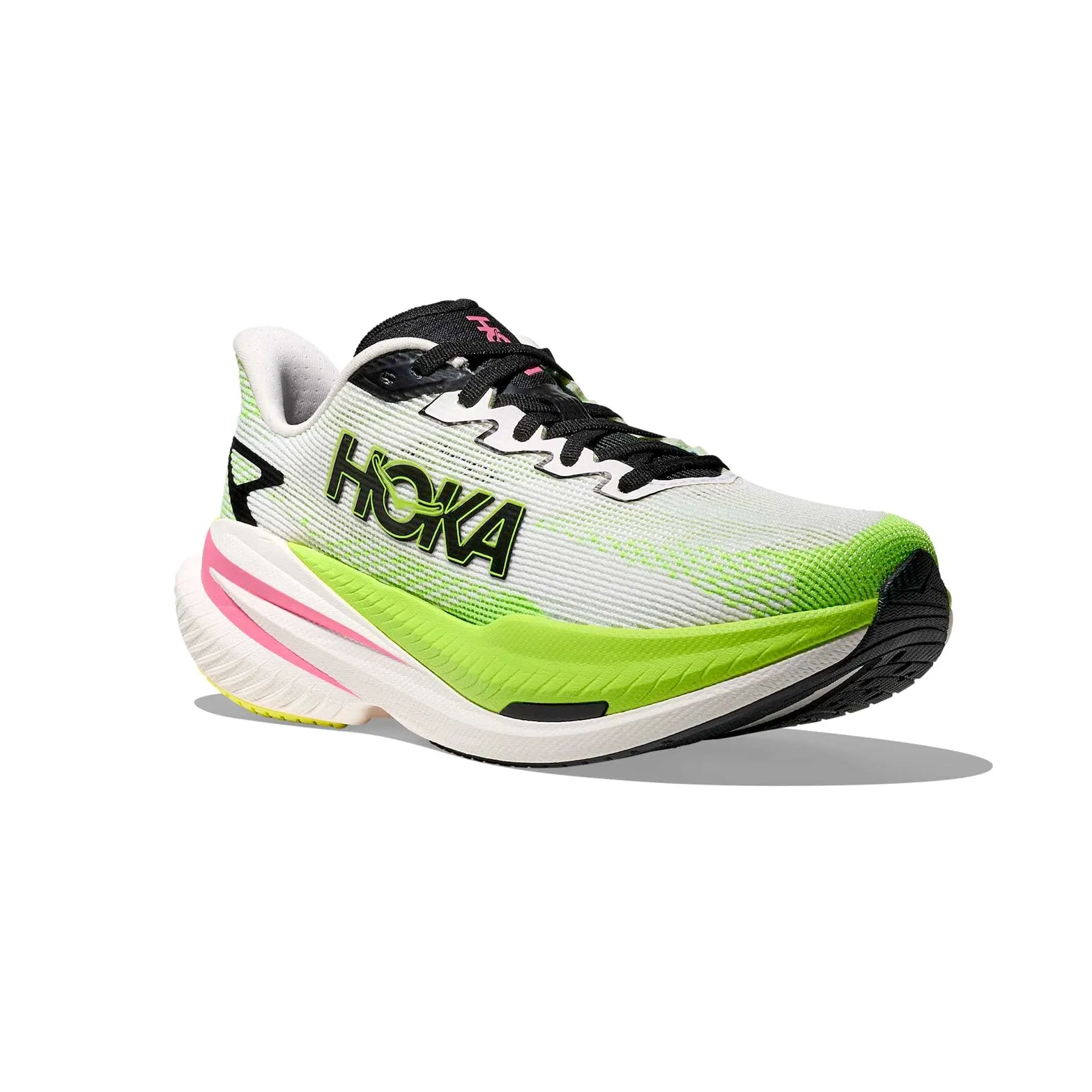 Shoes At Amazon Women's Mach X 3 Running Shoes White / Neon Lime