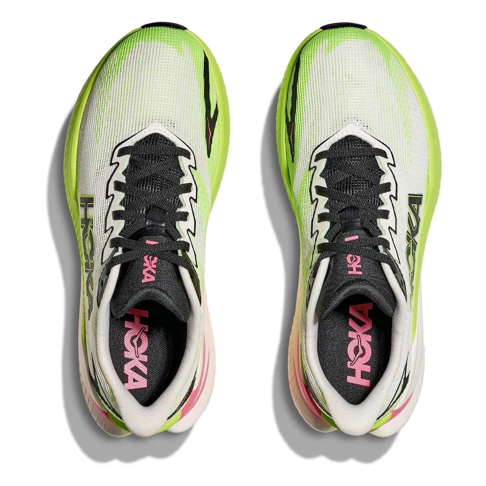 Women's Mach X 3 Running Shoes White / Neon Lime Hospital