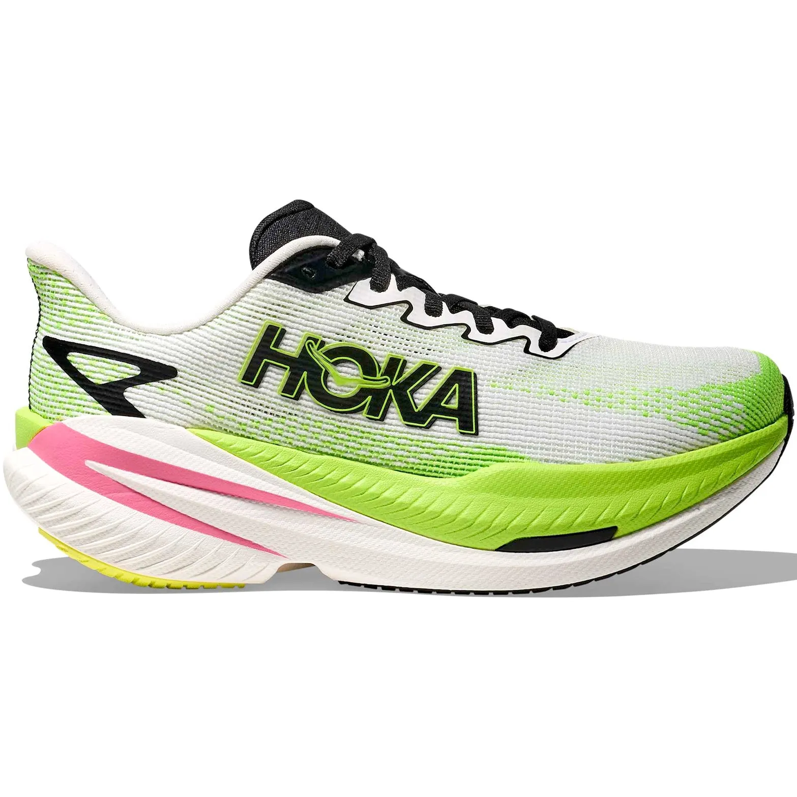 Leopard Print Women's Mach X 3 Running Shoes White / Neon Lime