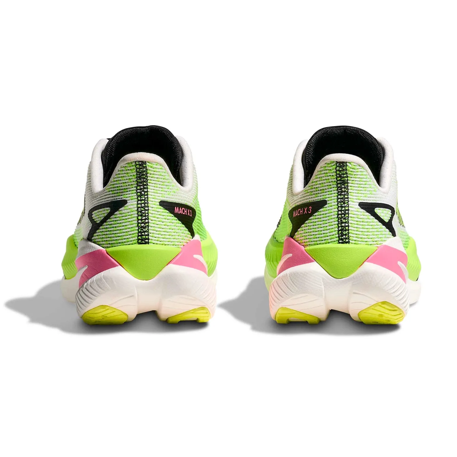 Women's Mach X 3 Running Shoes White / Neon Lime Best Shoes For Pharmacists