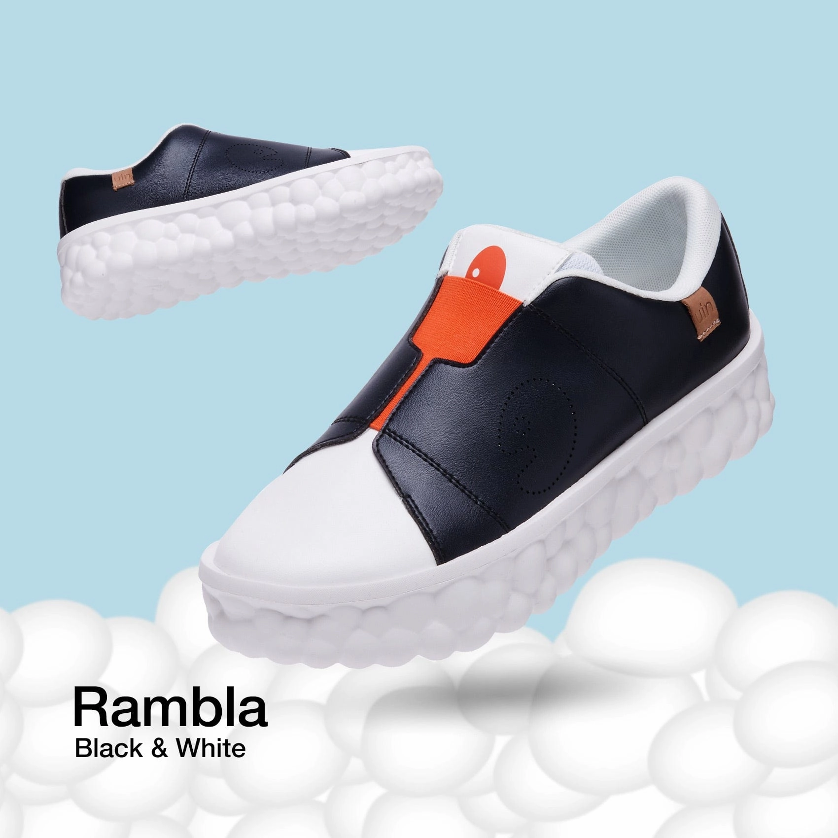 Black & White Las Ramblas I Women Best Skate Shoe For Wide Feet