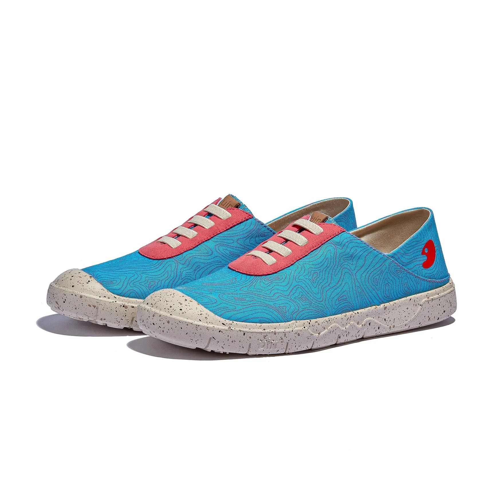 Sky Pink Blue Cadiz VII Women Cheap Slip On Skate