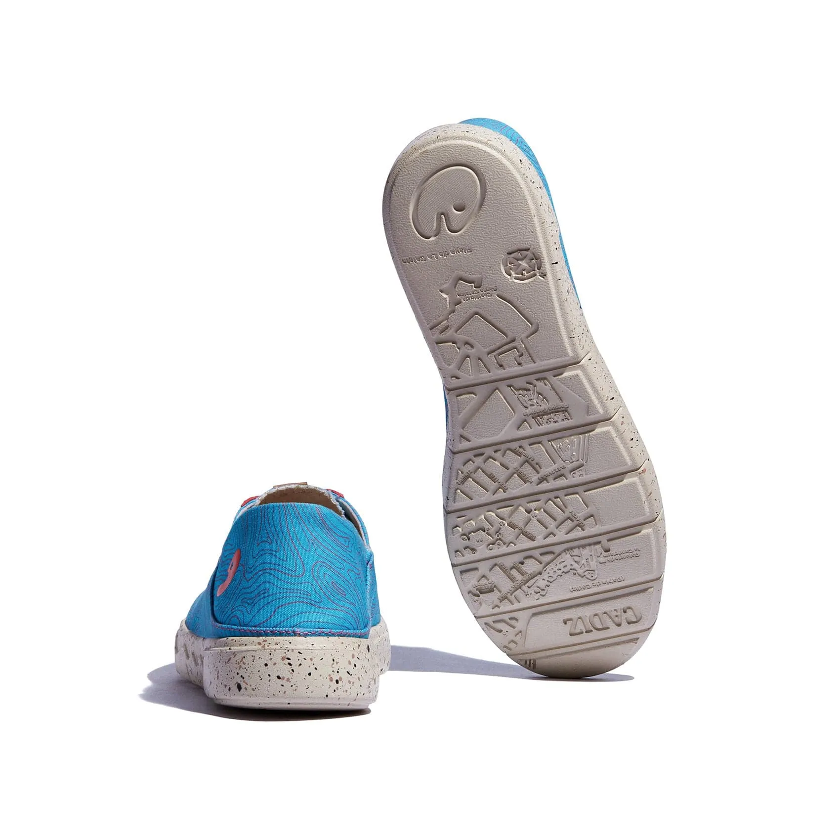 Oasis Skate Shoes Sky Pink Blue Cadiz VII Women