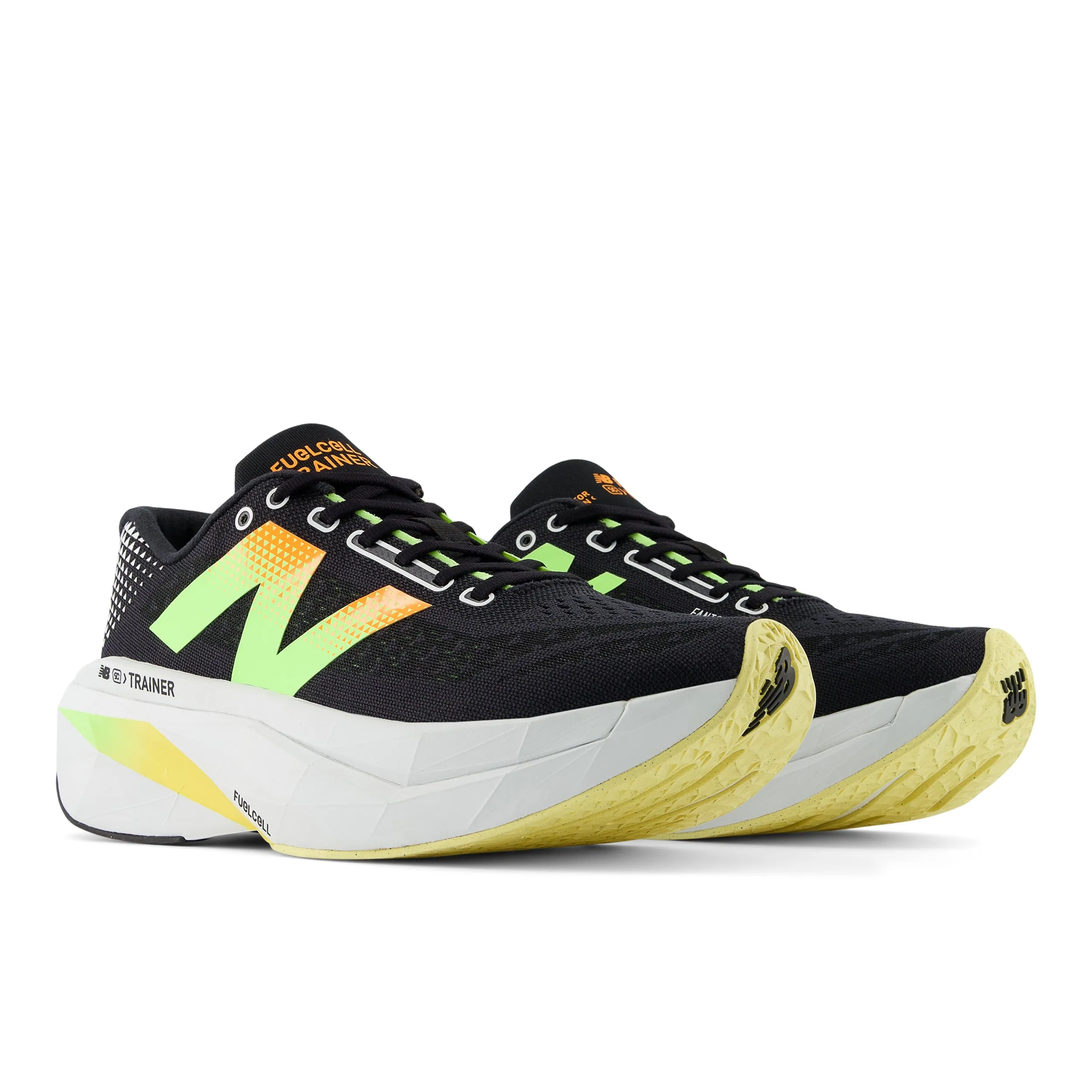 Adidas Cross Trainer Shoes Men's FuelCell SuperComp Trainer v3 (LB - Black/Phantom/Bleached Lime Glo)