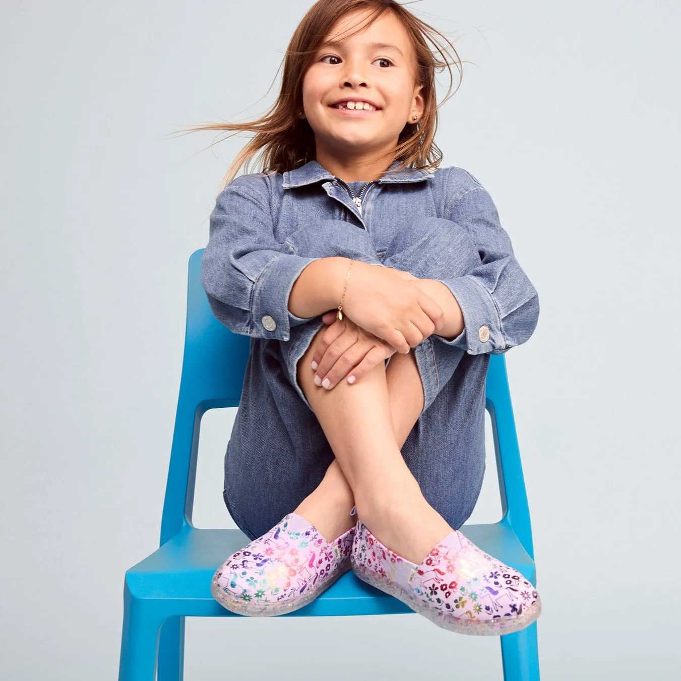 Casual Slip-on Shoes Alpargata Rainbow Unicorns Toddler Shoe