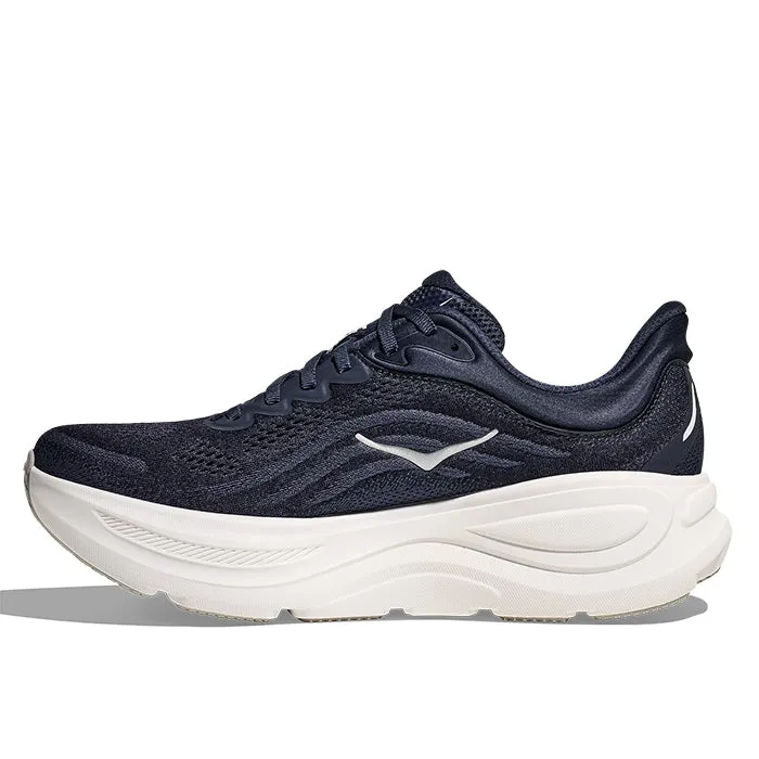 Mens Hoka Bondi 9 Extra Wide in Varsity Navy/White Nursing Discount