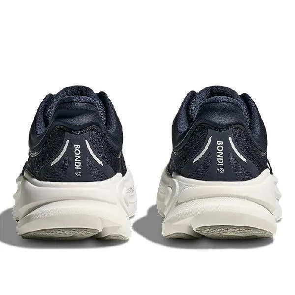 Shoes For Elderly Mens Hoka Bondi 9 Extra Wide in Varsity Navy/White