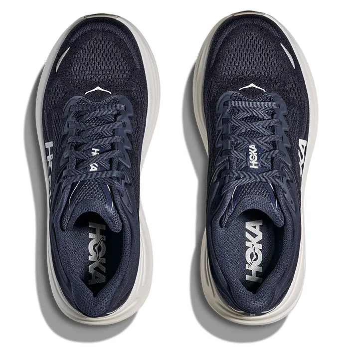 Mens Hoka Bondi 9 Extra Wide in Varsity Navy/White Stores With Shoes