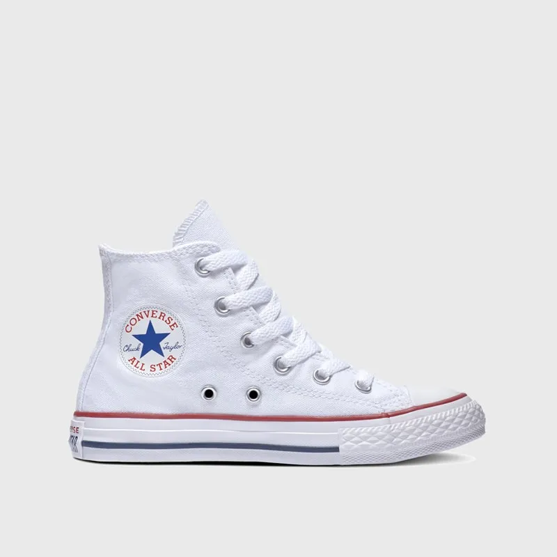 Converse Youth All Star High Top Sneakers White Dunham Casual Shoes