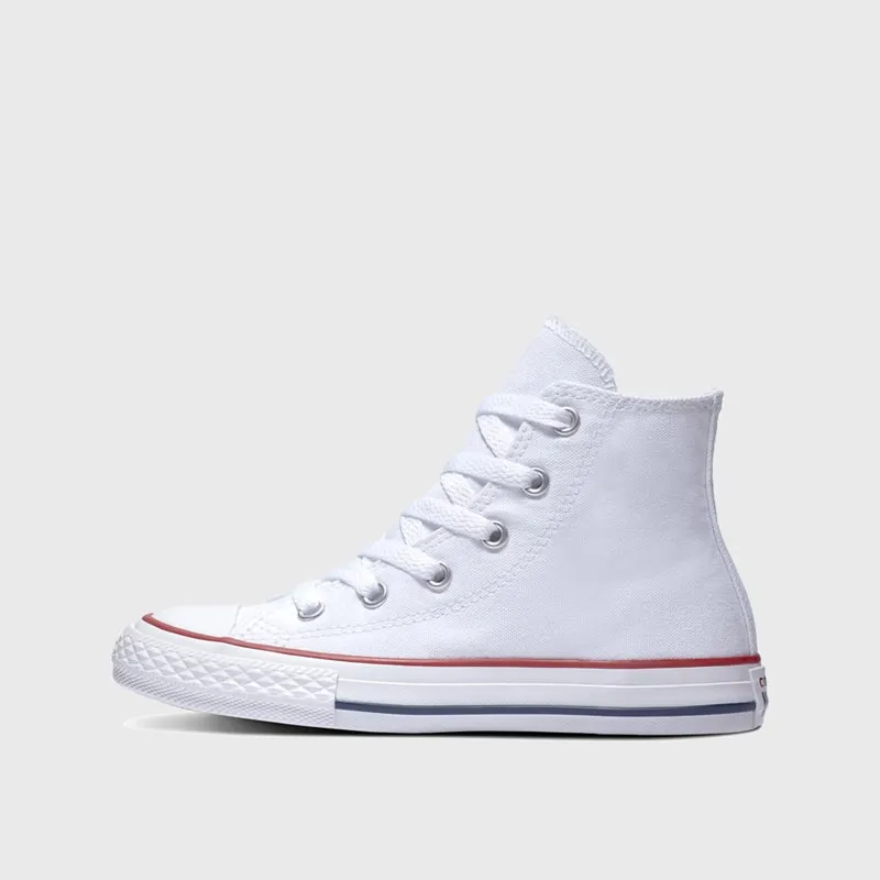 Suede Casual Derby Shoe Converse Youth All Star High Top Sneakers White