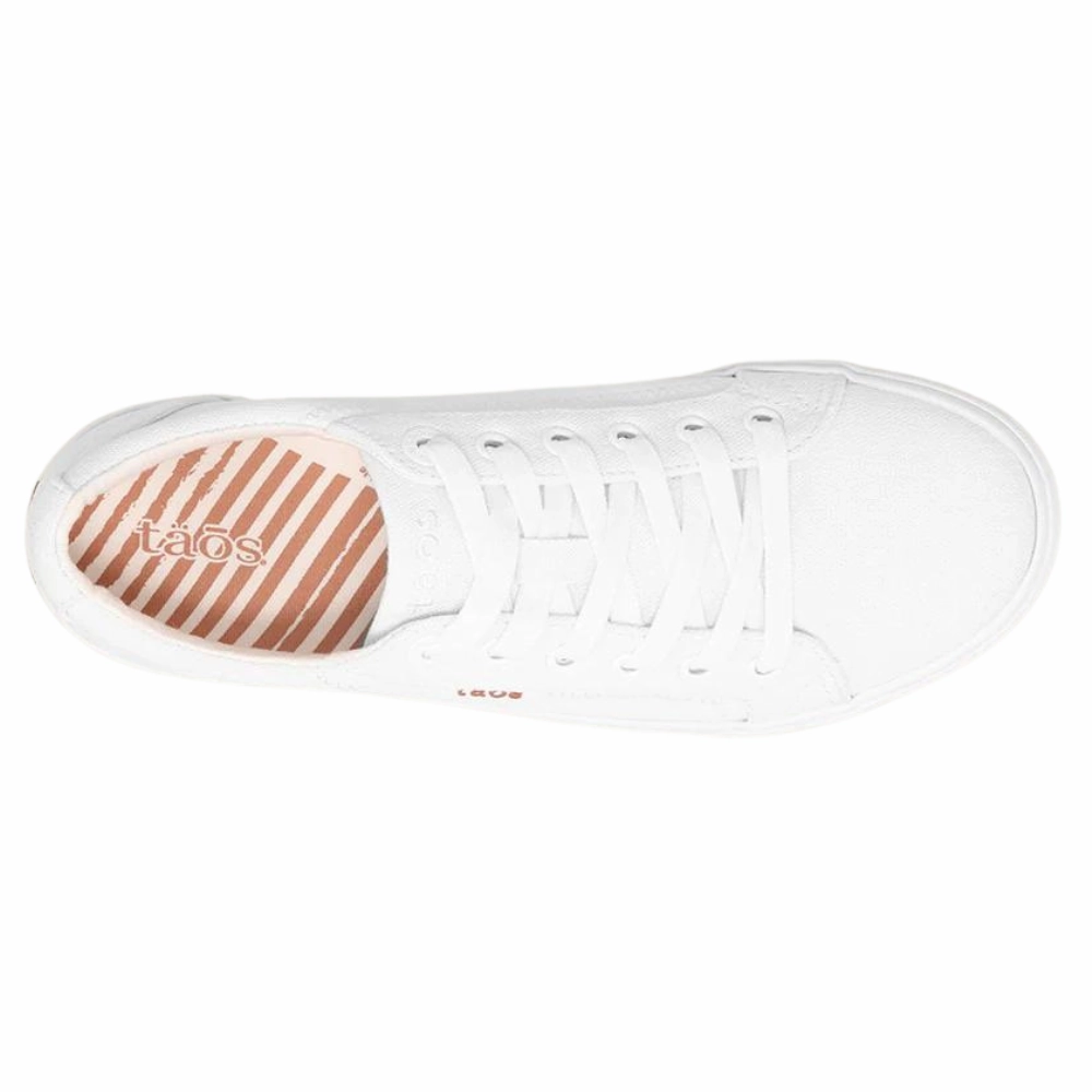 Taos Plim Soul White Canvas Sneaker (Women's) Casual Shoes In Pakistan