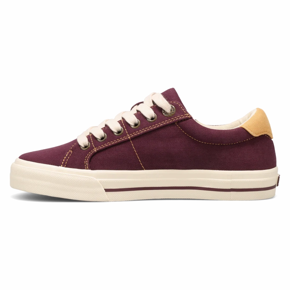 Ferragamo Casual Shoes Taos Z Soul Plum/Maize Canvas Sneaker (Women's)