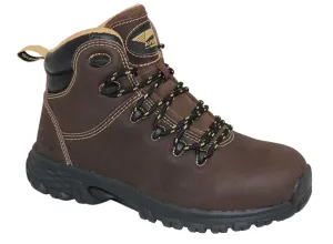 Watson Boots Avenger Womens Flight Mid Brown Leather Work Boots