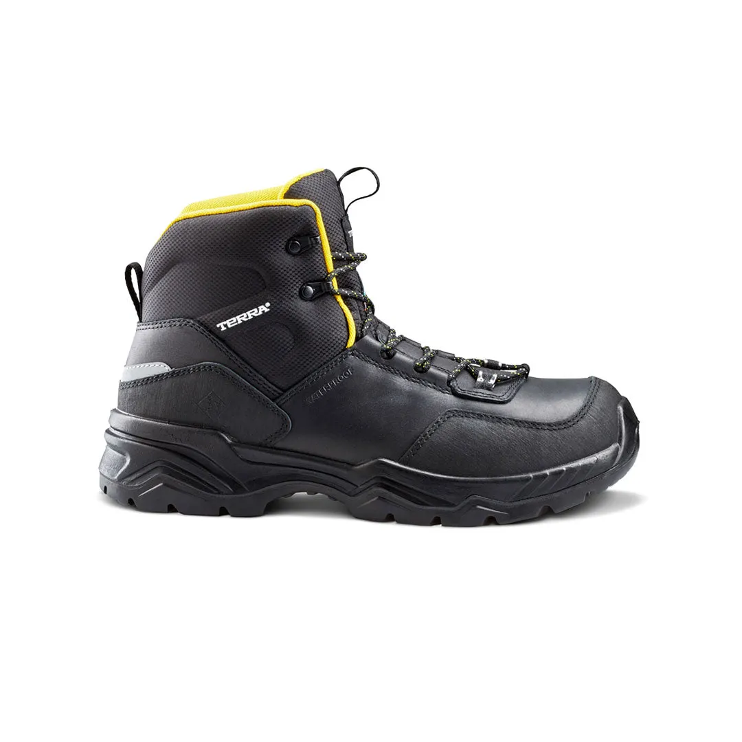 Kinki Boots Terra - Men's Conway Waterproof Composite Toe Work Boots (TR0A4NS4BLK)