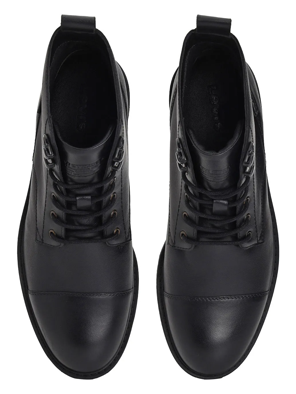 Alex Boots El Paso Men's Black Solid Boots