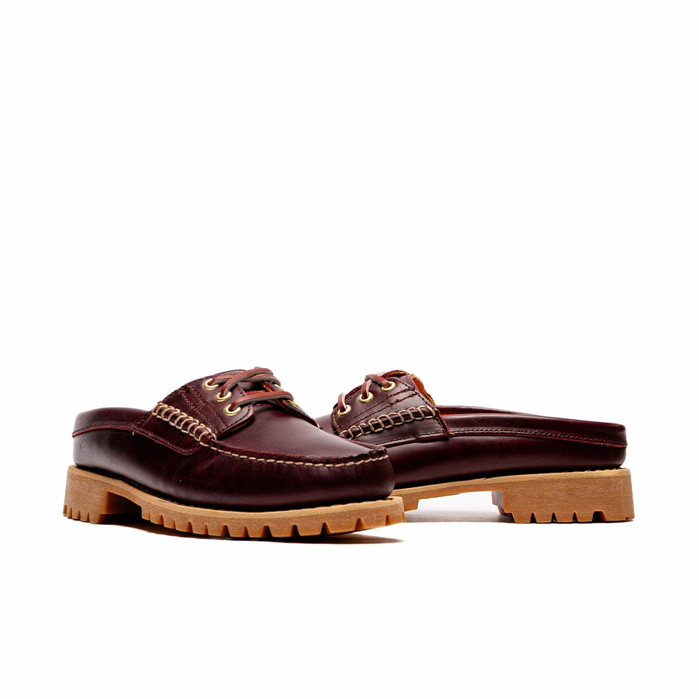 Merry Rain Boots Timberland 3-Eye Mule 'Burgundy Full Grain'