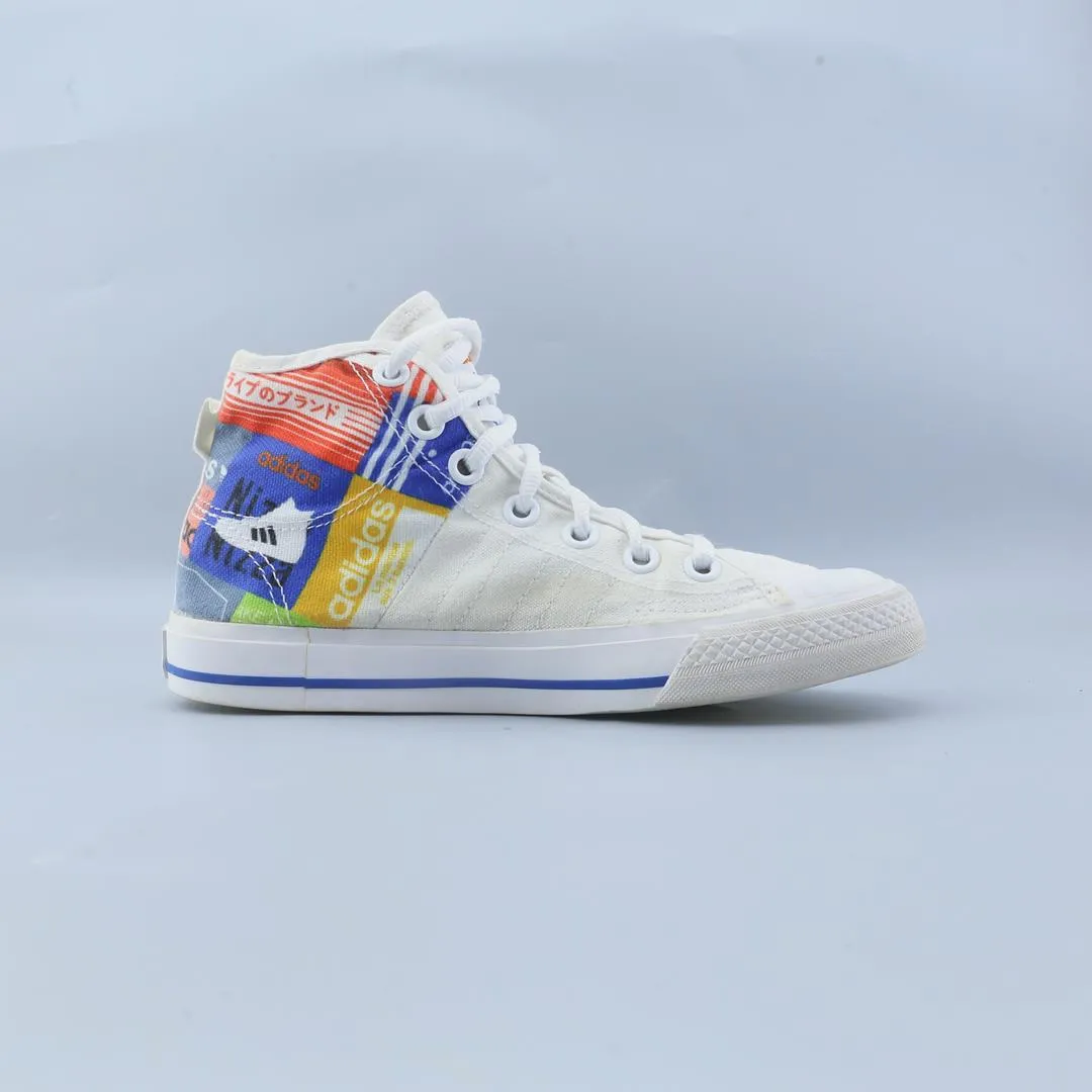 ADIDAS NIZZA HI RF 8053 Leather Platform Casual Shoes