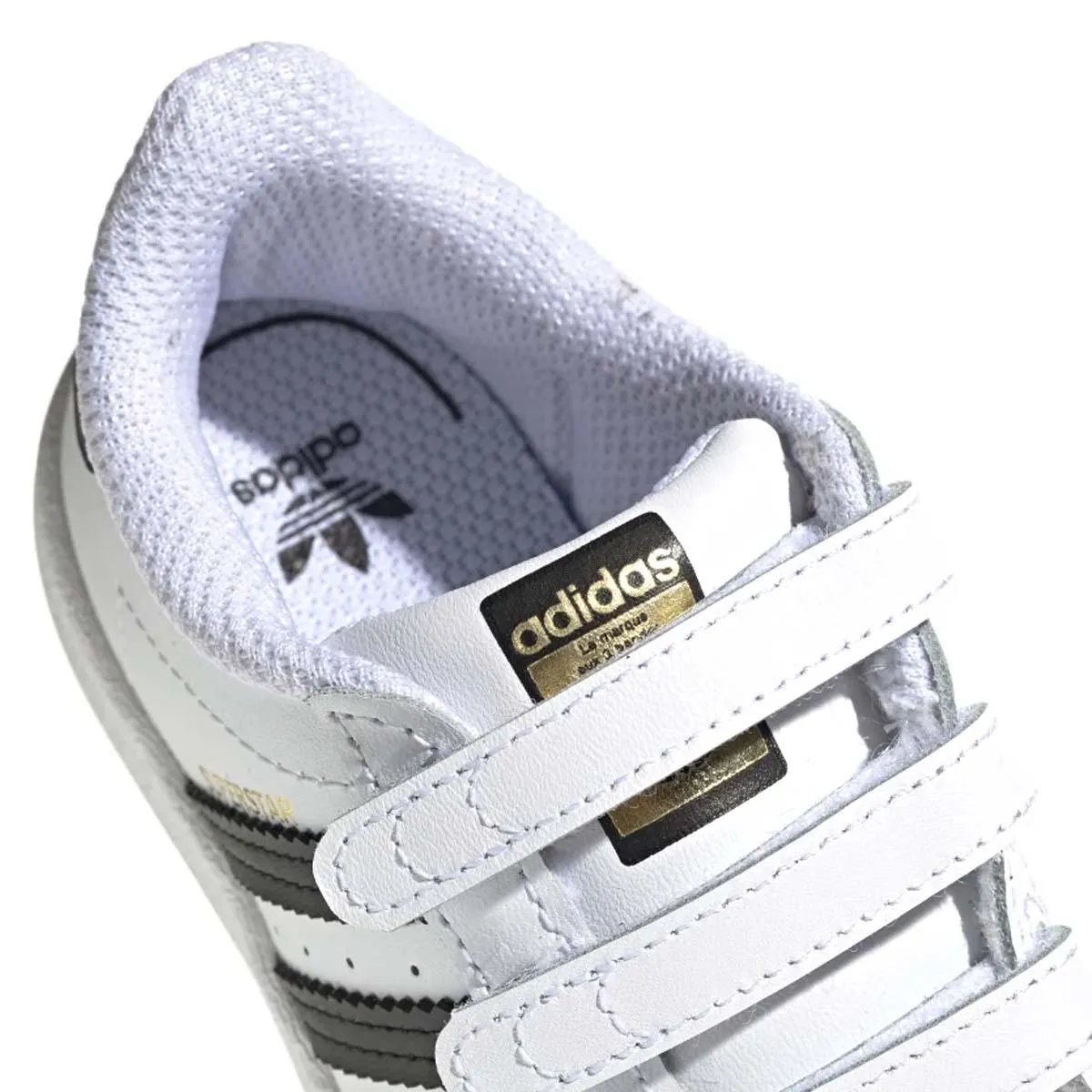 Toddlers Superstar 'Cloud White' Adidas Waterproof Hiking Shoes