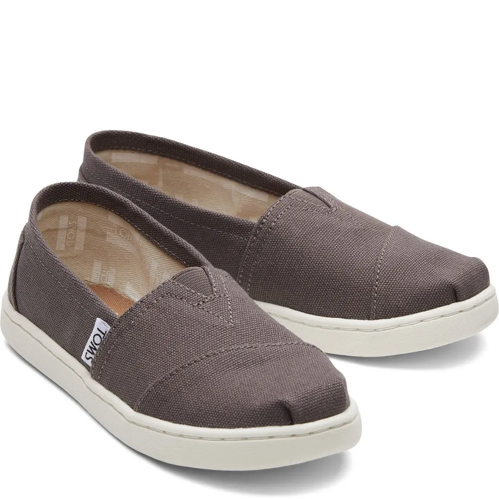 Wide Width Casual Country Bar Shoes TOMS Alpargata Canvas Shoe