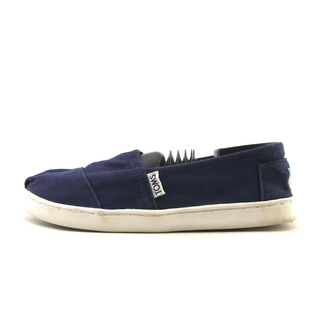 Gum Sole Casual Shoes TOMS YOUTH ALPARGATA  CANVAS