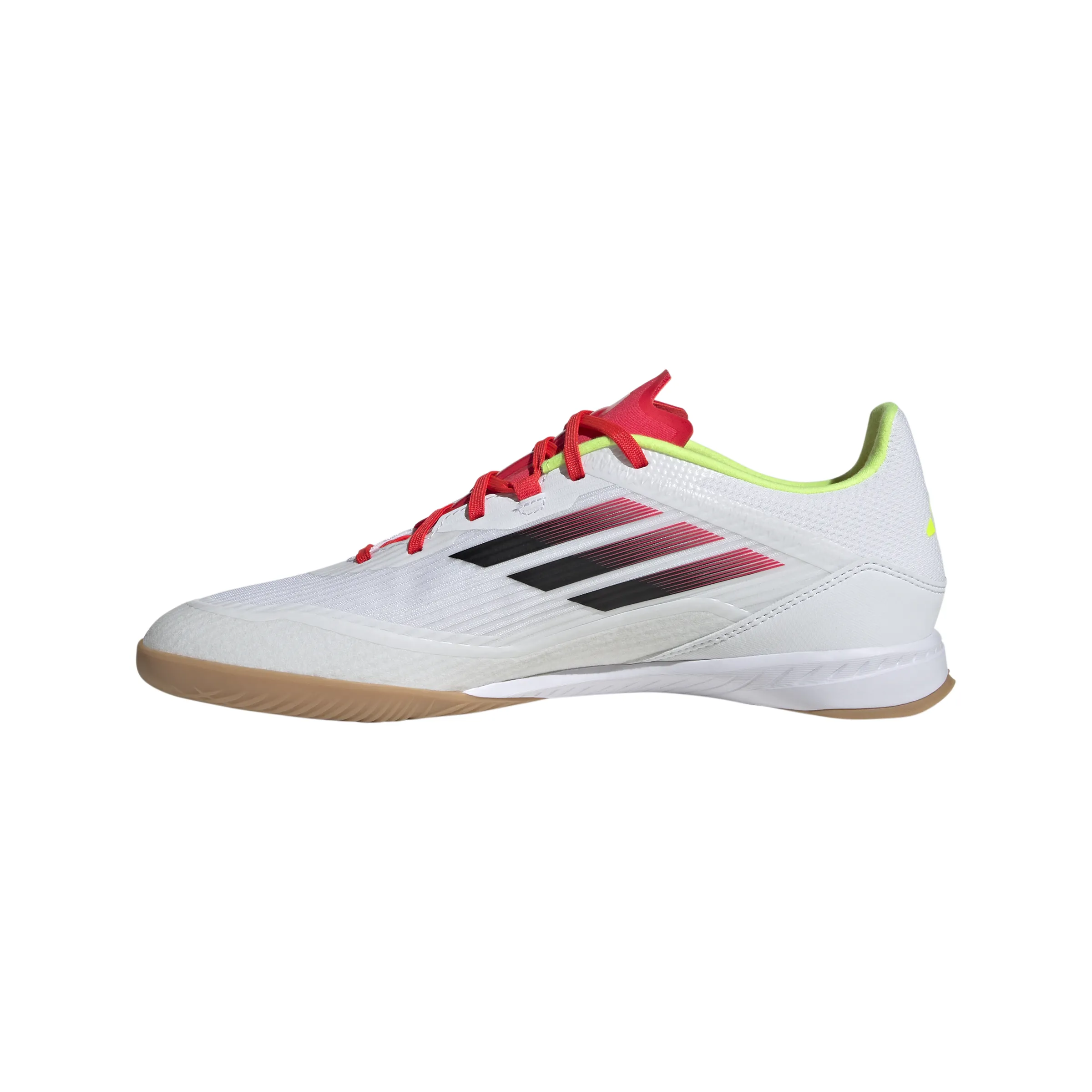 adidas F50 League IN Indoor Soccer Shoes - ftwr white/core black/solar yellow Lamine Soccer Cleats